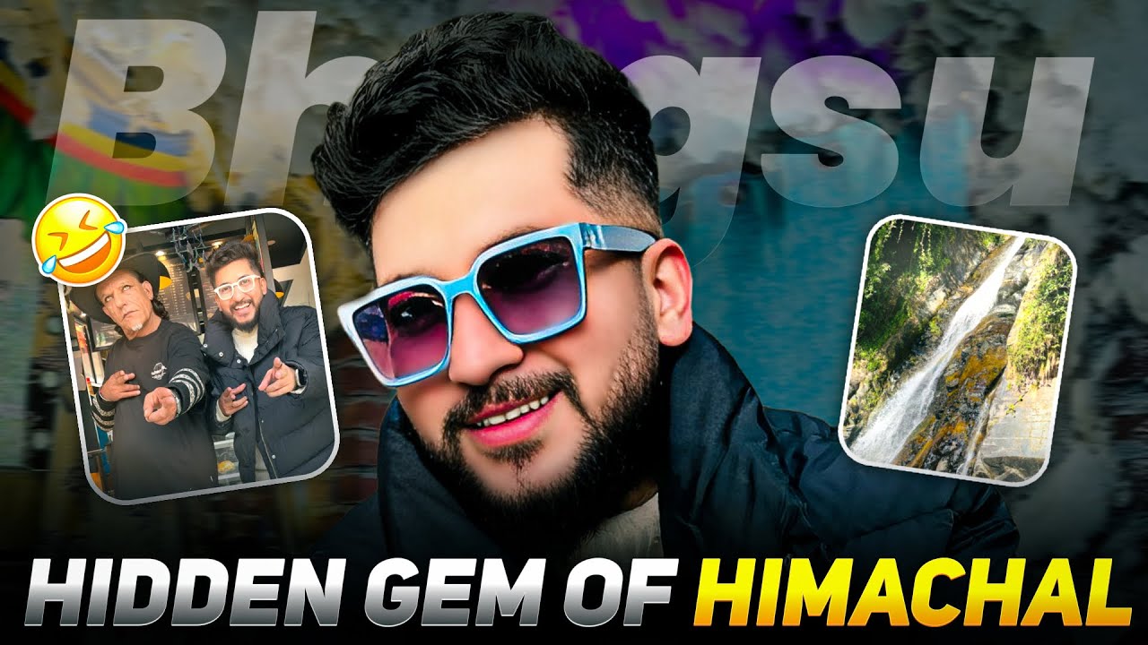 Exploring Bhagsu 🌿 | Bhagsunag Temple & Waterfall | Travel Vlog Himachal | Tarun vlogs ki duniya