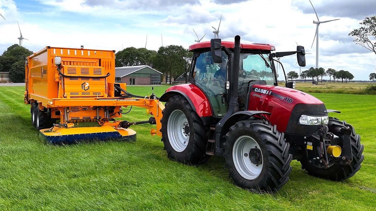 Eerste B&eacute;lair graze wagen nu ook in Nederland. Melkveeb. Jan Kuiper Meedhuizen. 4K.