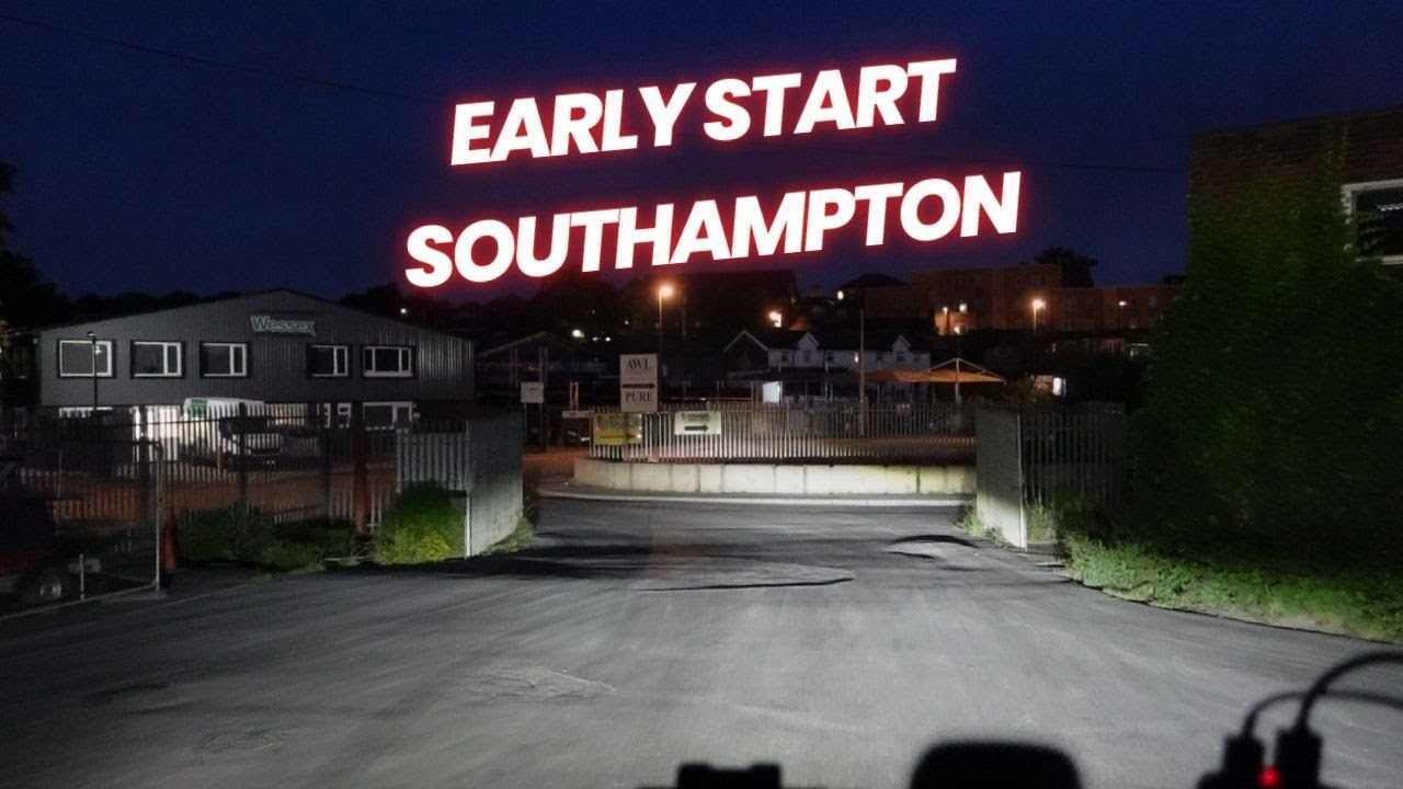 Early Start Southampton - HGV Container Trucking UK - 