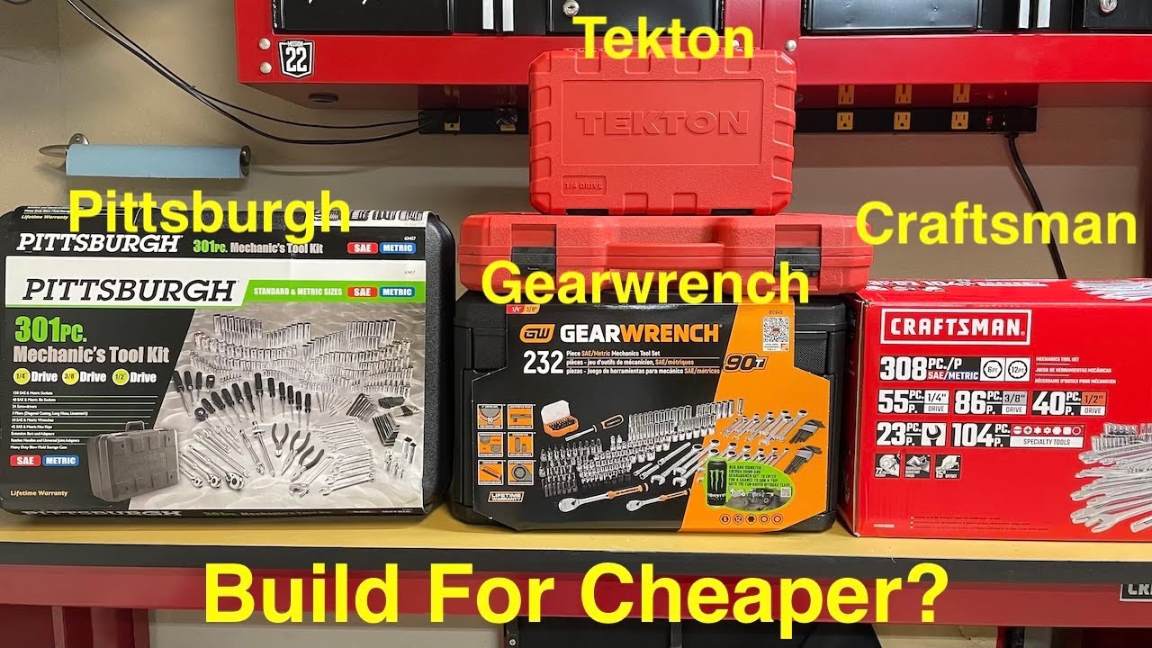 Best Mechanic's Tool Set Under $200? 2021 Gearwrench, Tekton, Pittsburgh, Craftsman