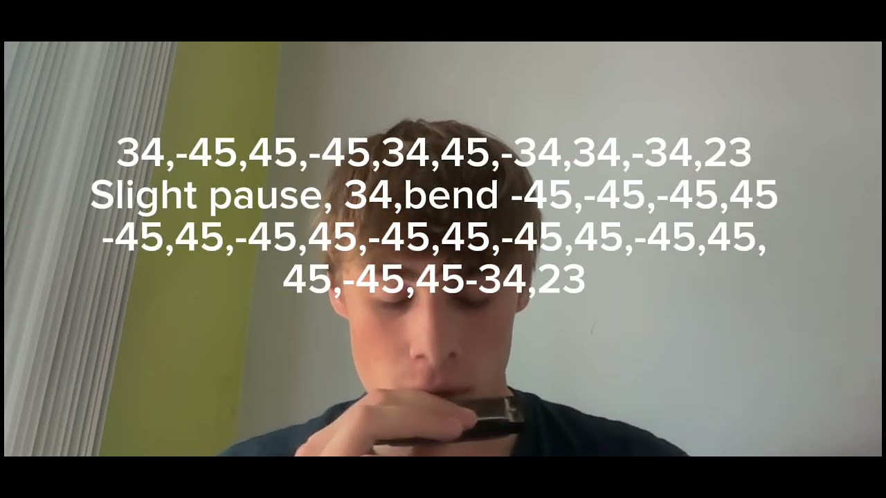 Traveling Man by Zach Bryan Full Harmonica Song Tutorial