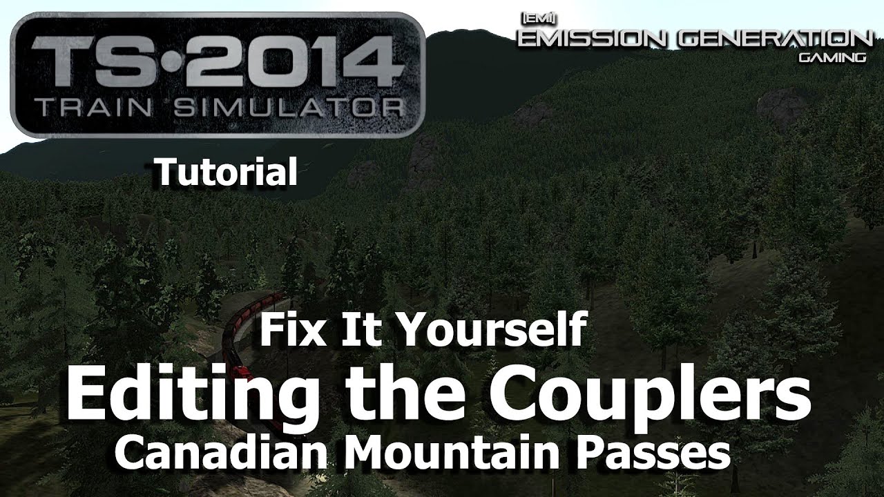 Canadian Mountain Passes Spongy Coupler Fix - Tutorial - Train Simulator 2014
