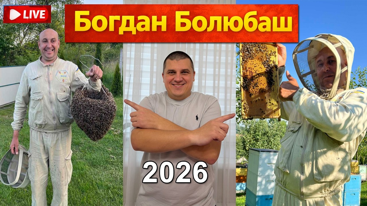 👉 Богдан Болюбаш — Бджоляр | Прямий ефір 2026р