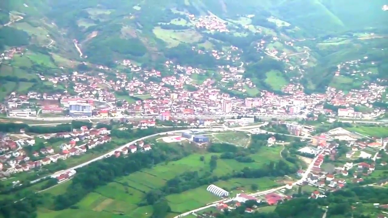Aerial Footage of Kacanik, Kosovo (2014)