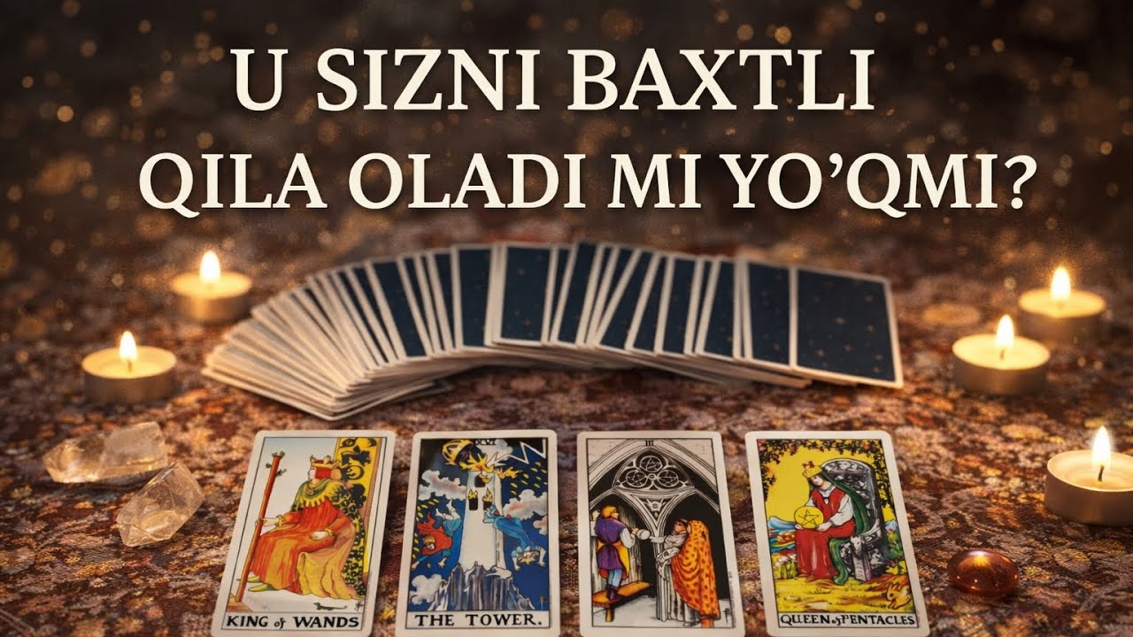 U SIZNI BAXTLI QILA OLADIMI YO'QMI #tarot #tarotreading #tarotcardreading #sevgi #tarotcards #baxt 