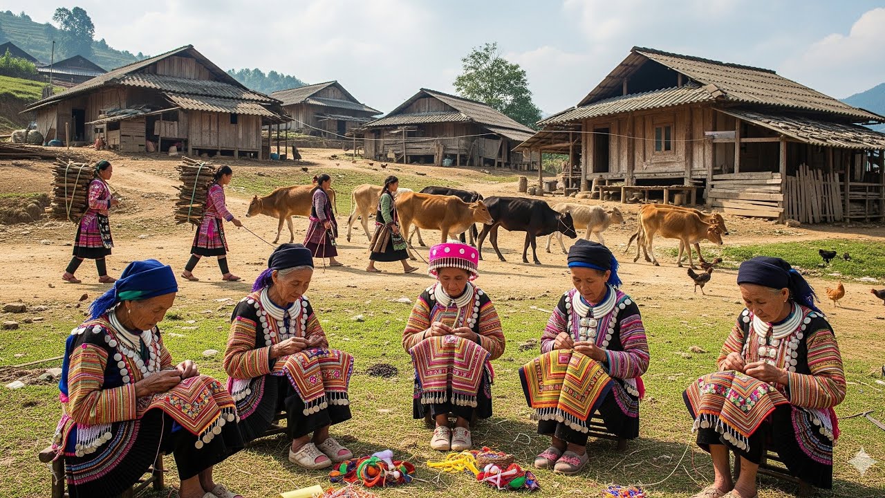 Hidden Life in a Poor Mountain Village of Vietnam | Daily Struggles & Simple Joys