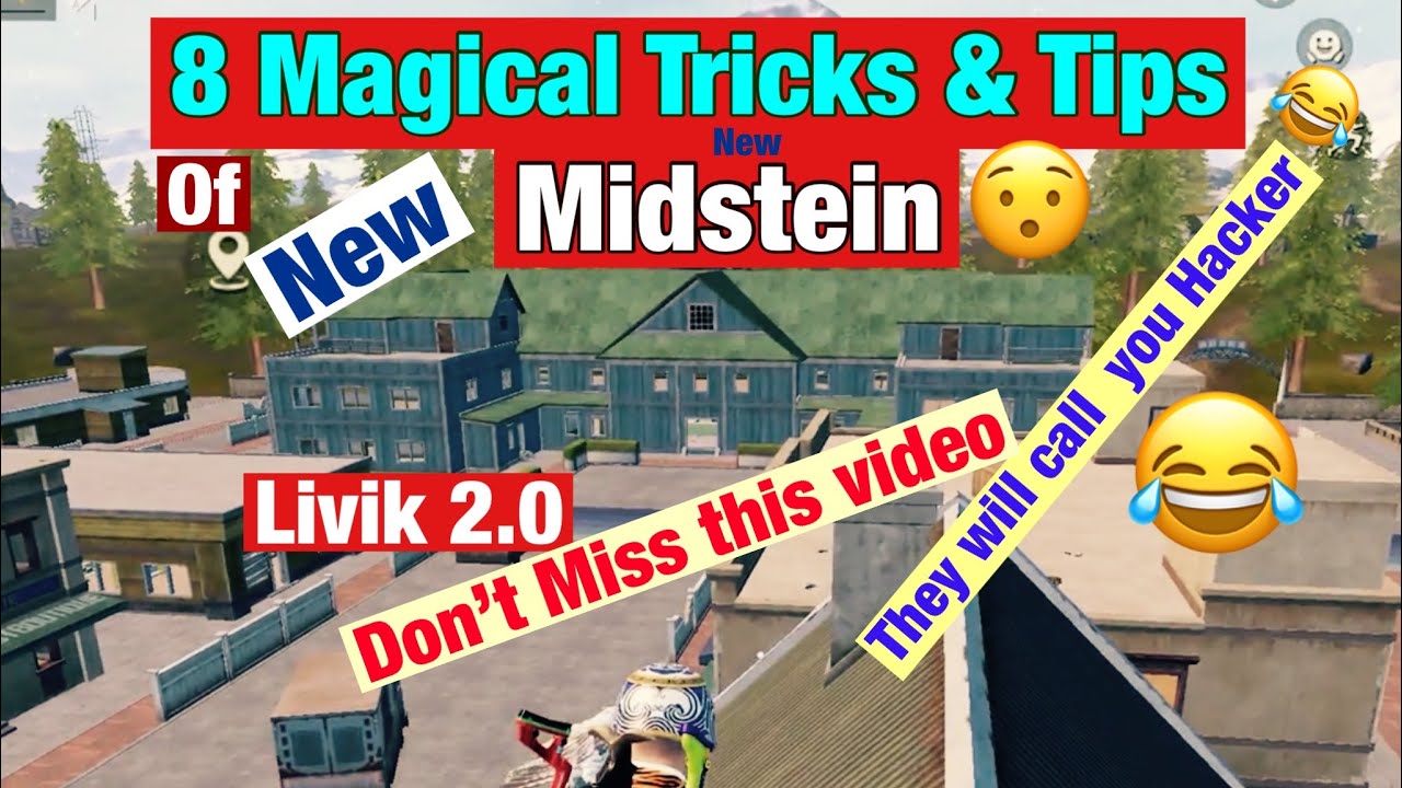Top Tips and Tricks of New Midstein Livik Map 2.0| Pubg Mobile Tip | Livik  Tips | New MIDSTEIN TIPS