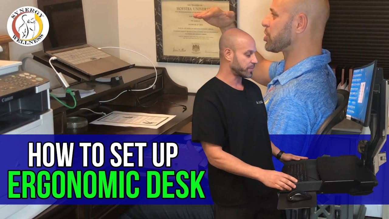 Ergonomic Desk {How To Set Up | Ergonomic Chair | Ergonomic Laptop Setup | Standing Desk}