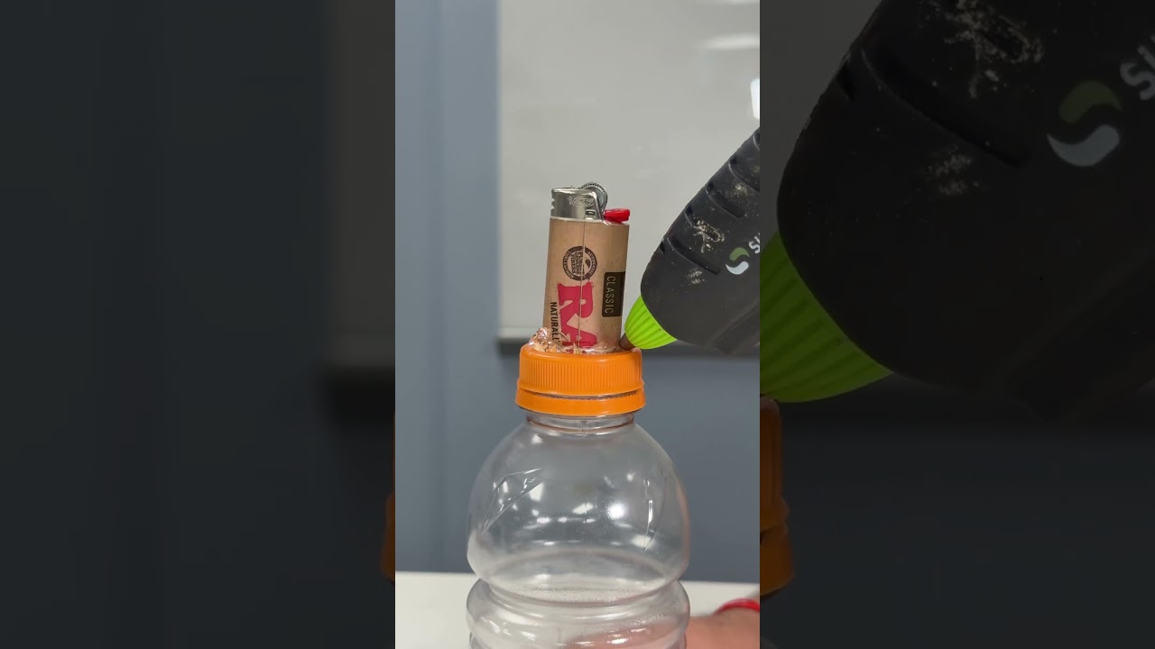 Homemade refillable lighter 🔥