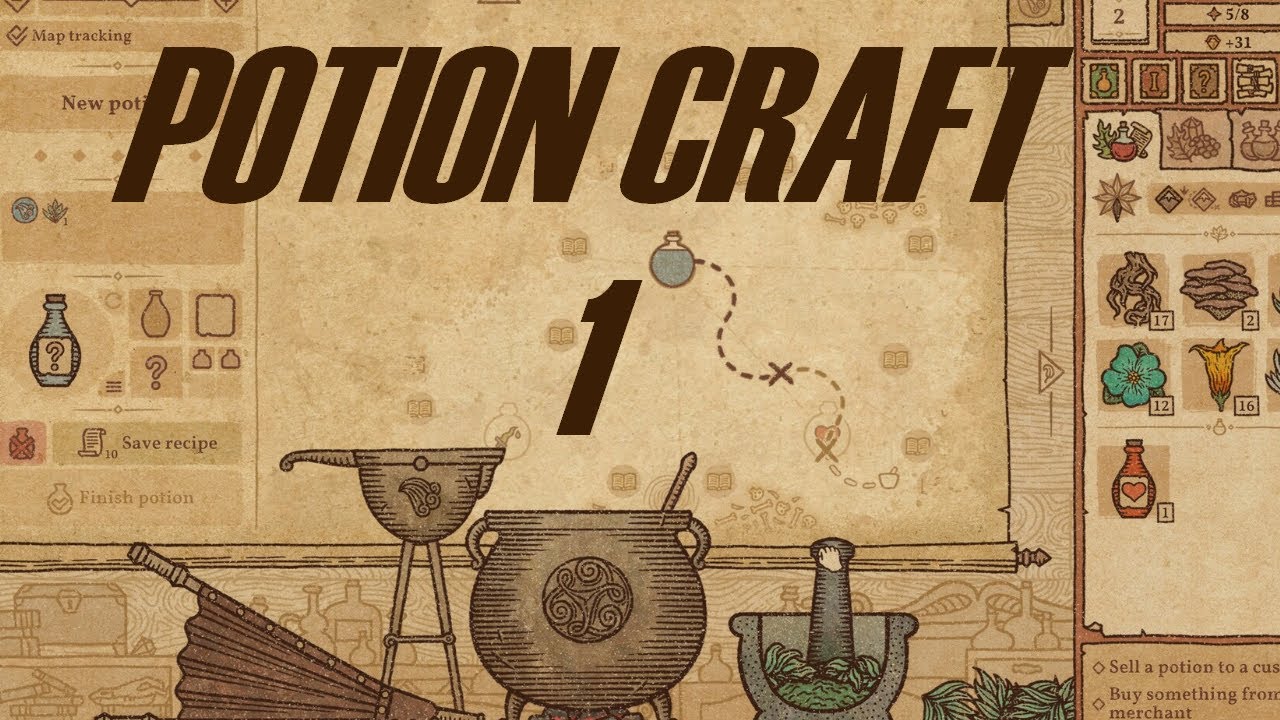 [PC] HOMUNCULUS VTUBER PLAYS ALCHEMY GAME! | Potion Craft: Alchemist Simulator Episode 1