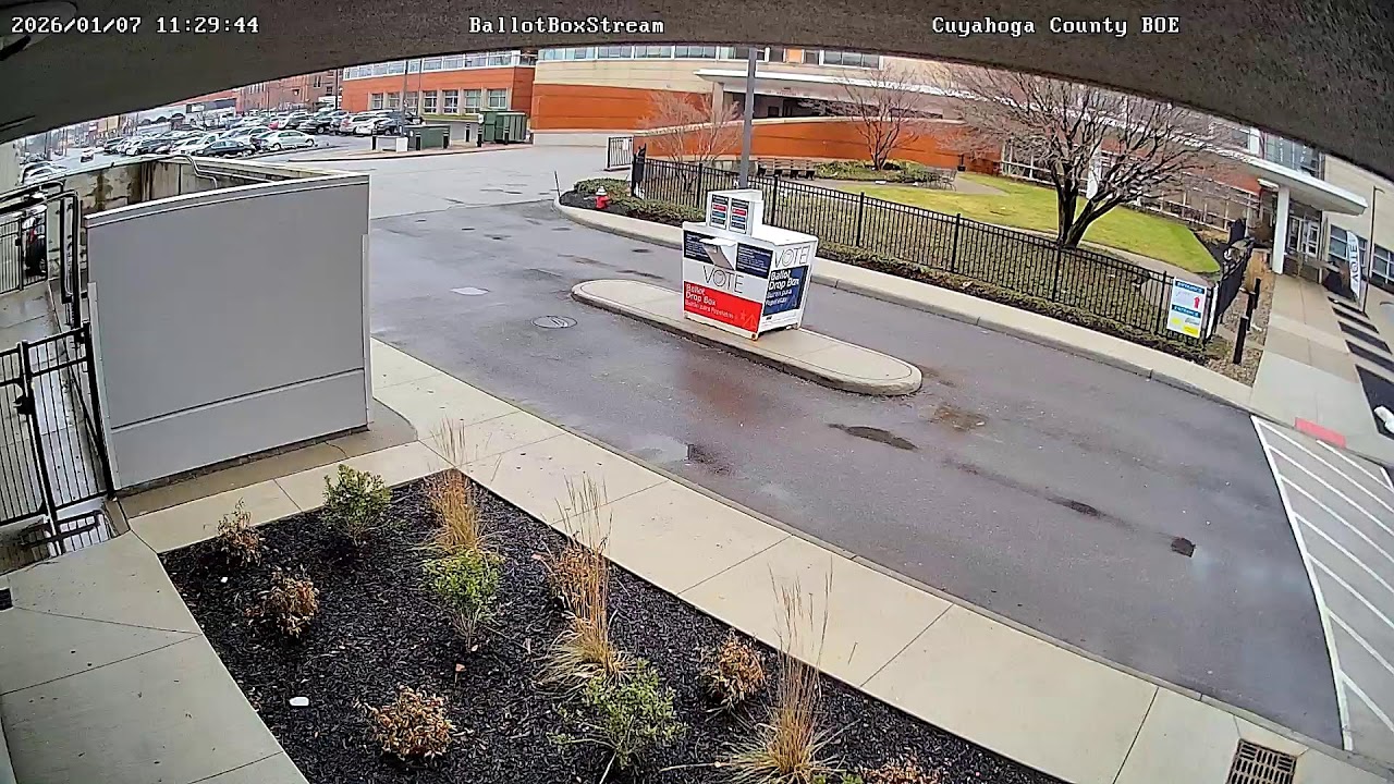 Cuyahoga Elections: Ballot Drop Box  - Live Stream