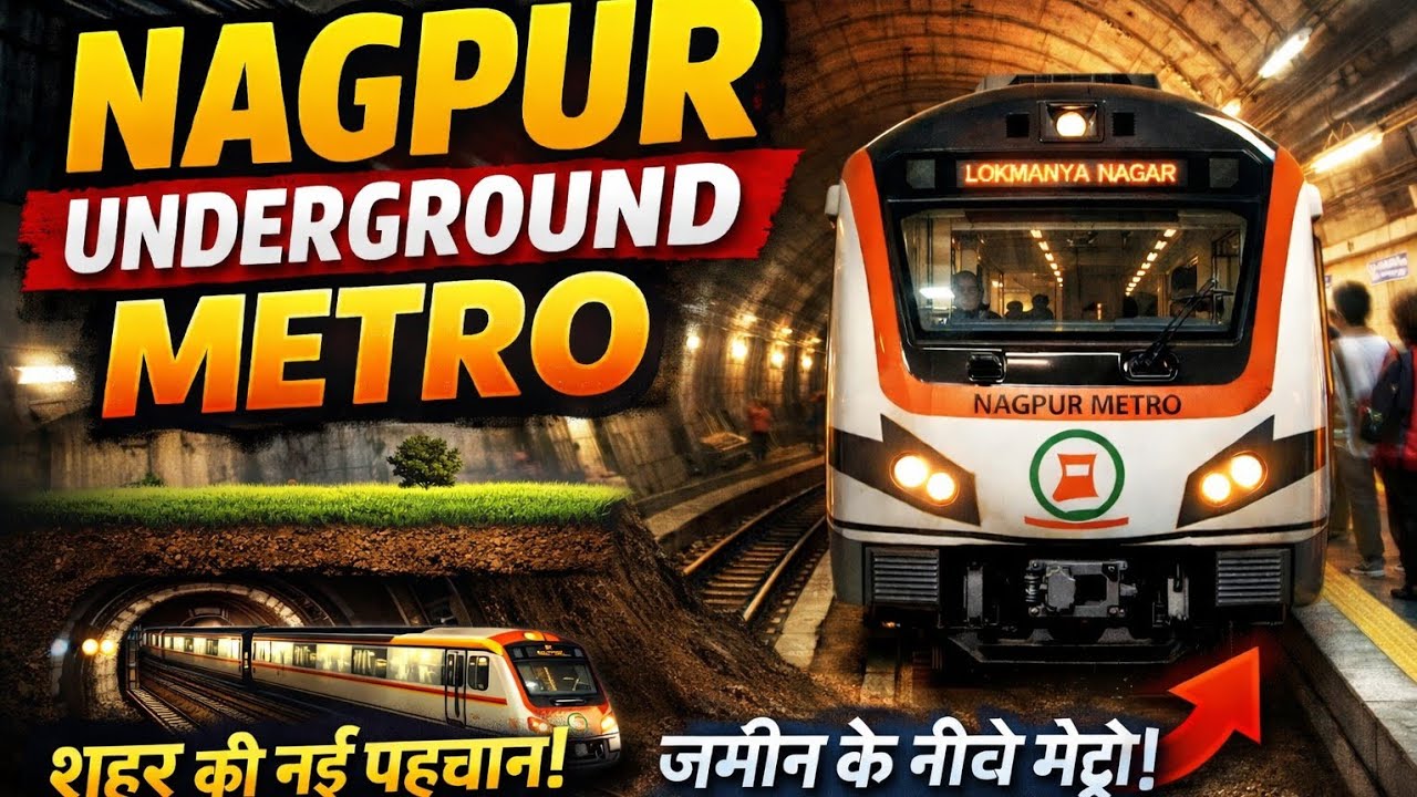 नागपुरची अंडरग्राउंड मेट्रो अशी असेल! Nagpur Underground Metro ऐसी होगी| Mumbai Metro Vlog 