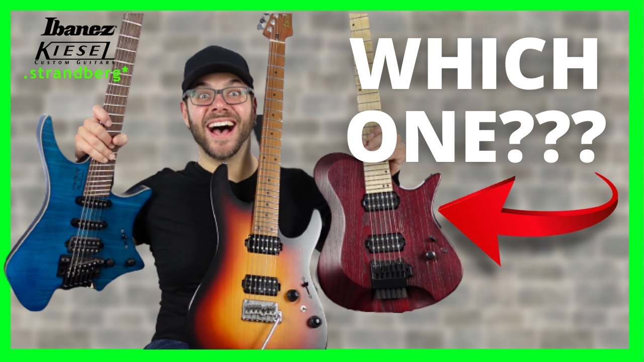 Что лучше??? Ibanez AZ vs Kiesel Zeus vs Strandberg Boden Standard