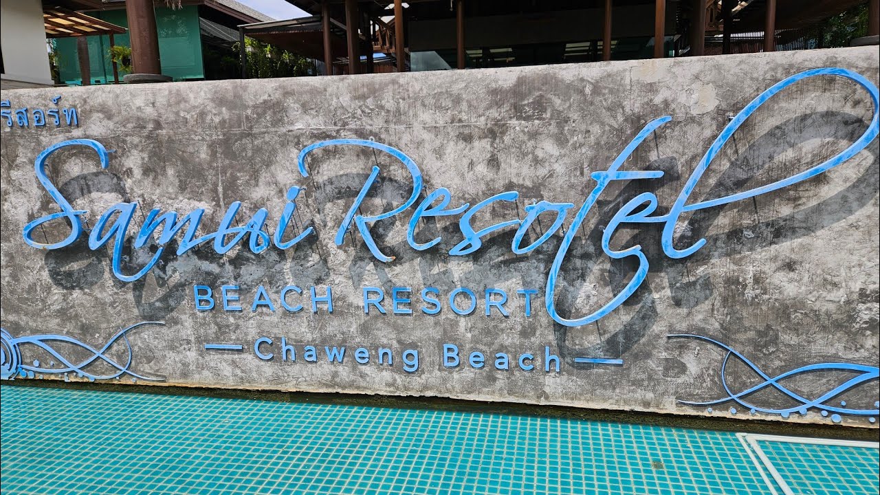 SAMUI RESOTEL BEACH RESORT on Chaweng Beach is beautiful quiet Resort, Koh Samui, Thailand