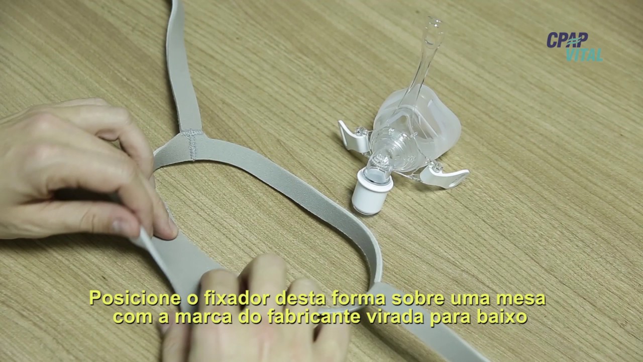 Montagem da máscara nasal Philips Pico