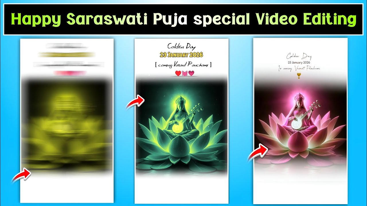 New Special Saraswati Puja Videos Editing | Viral Saraswati Puja Videos Editing | Saraswati Story 