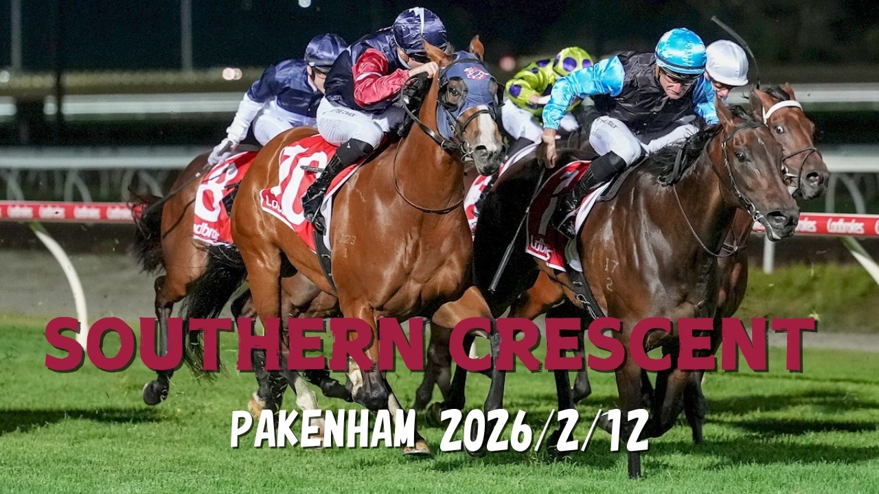 サザンクレセント　3連勝で獲得賞金も10万ドル越えで4勝目を達成！　2026年2月12日　PAKENHAM競馬場