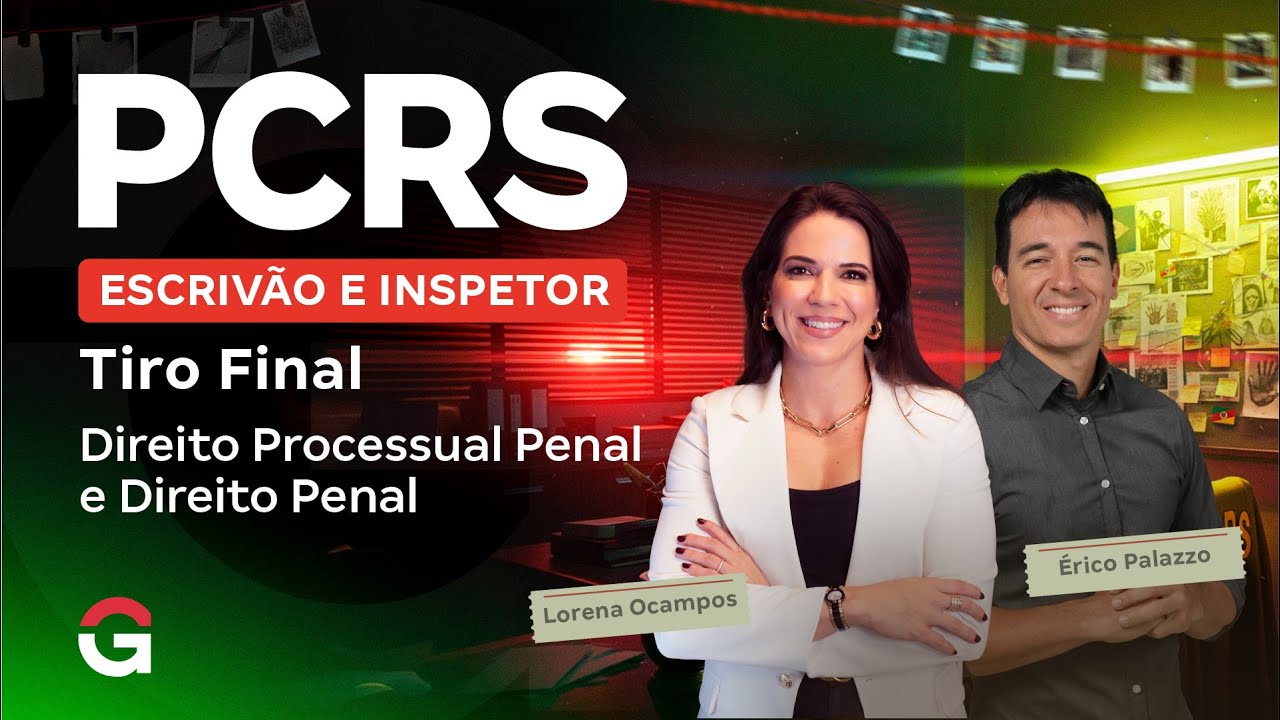 Concurso PC RS Escriv&atilde;o e Inspetor: Tiro Final | Direito Processual Penal e Direito Penal