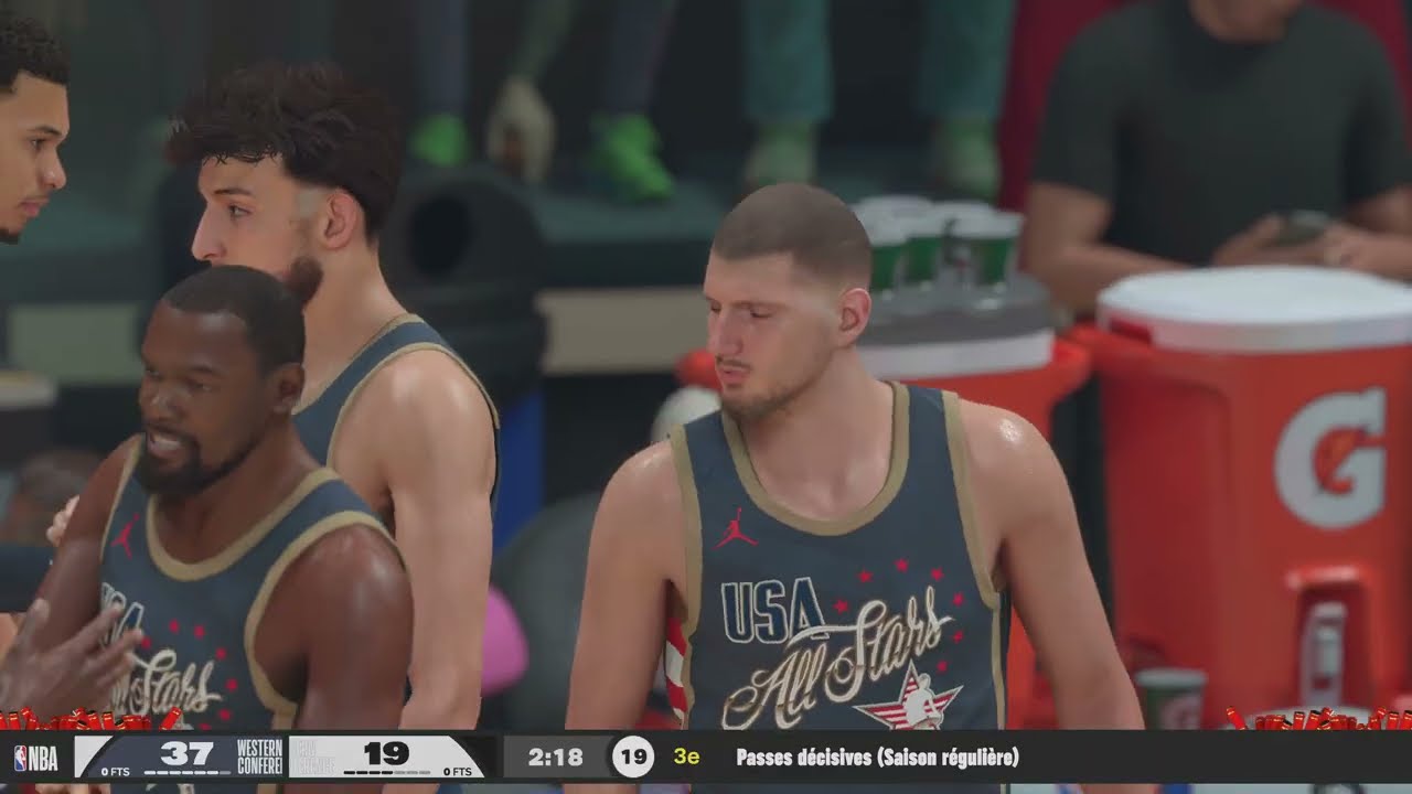 NBA 2K26 Xbox Series X - Gameplay 4K 60 HDR - Match complet NBA All-star 2026