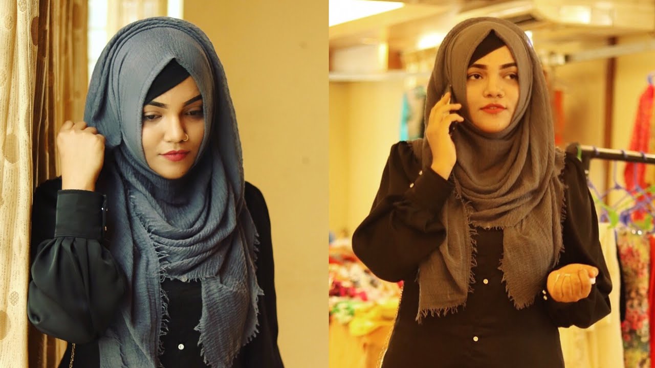 Everyday wear hijab style with niqab || Mutahhara♥️