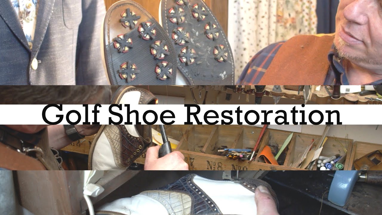 Golf Shoe Restoration [PART 2] | Ingmans - Cobblers, Footwear and Clothing | Ingmans Repairs #3