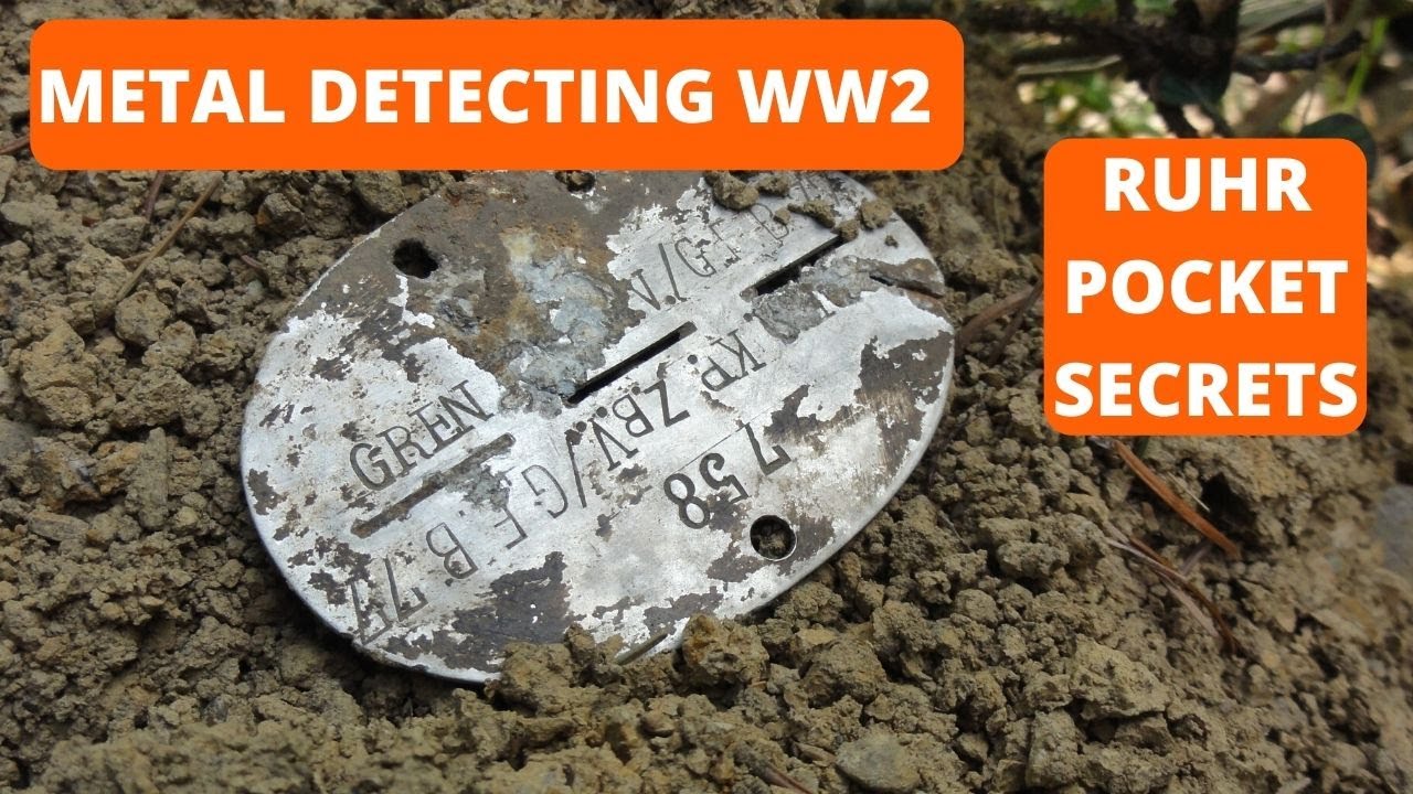 Metal detecting German Ruhr pocket forest.Germans surrendered here..