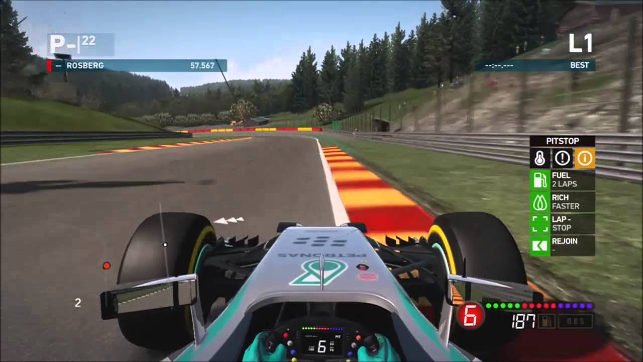 F1 2014 Spa Hotlap + Setup (1:47.668)