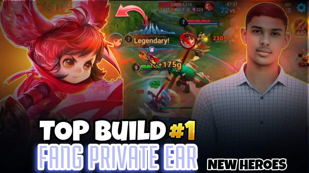 New Hero Fang Best Build & Gameplay 😮 | Top Lane Domination in Honor of Kings