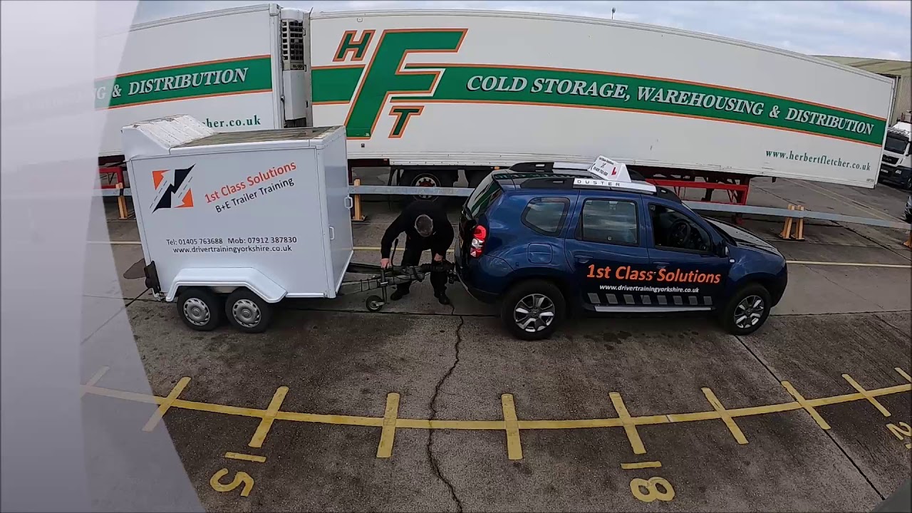 B+E Trailer Test Course Training and Test detailed introduction