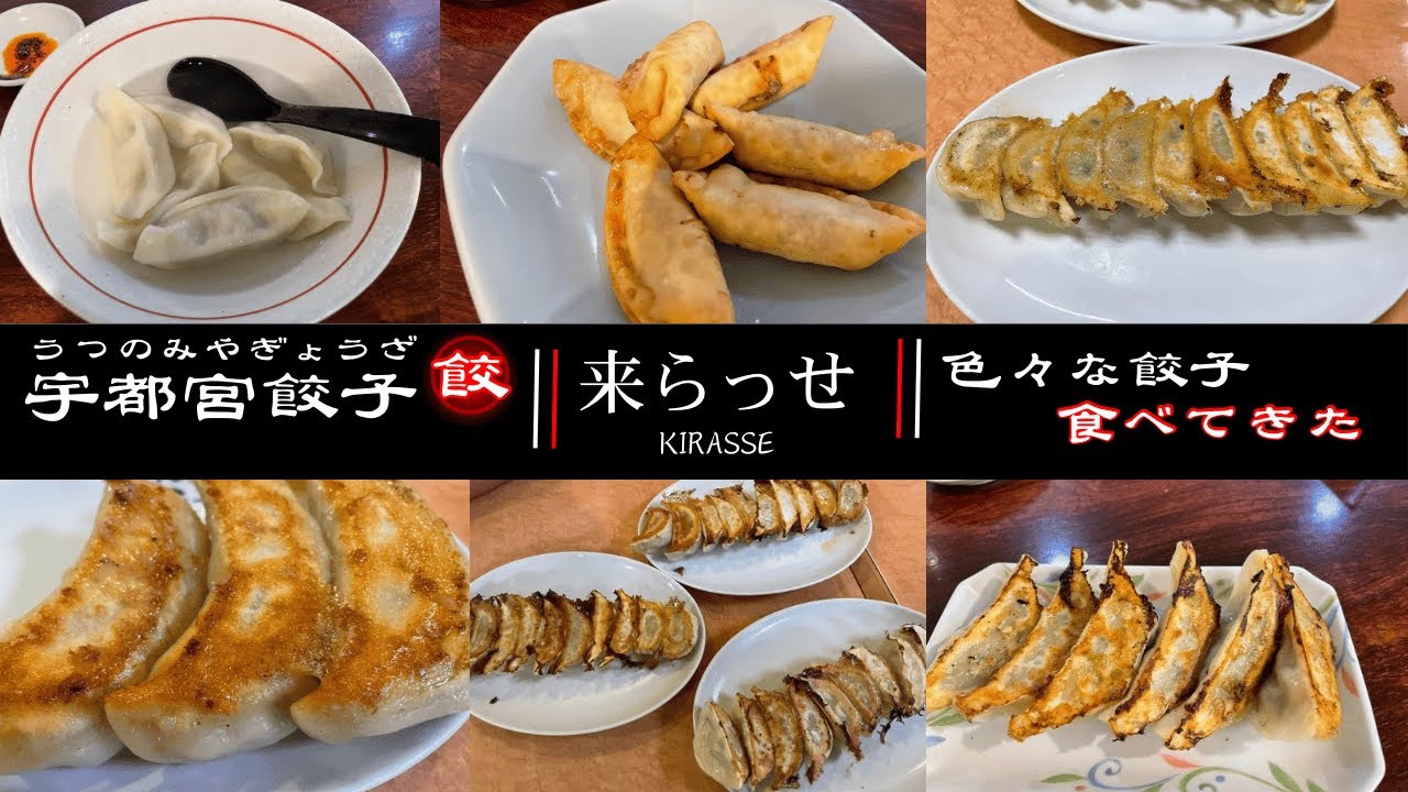 【宇都宮餃子】来らっせ本館に行って宇都宮餃子食べてきた　栃木　宇都宮　餃子　食べ比べ