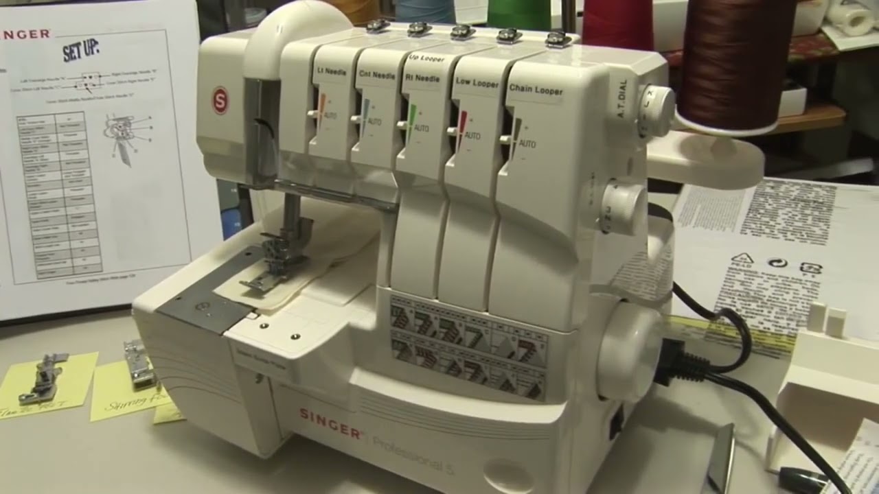 Singer Professional 5 serger demystified