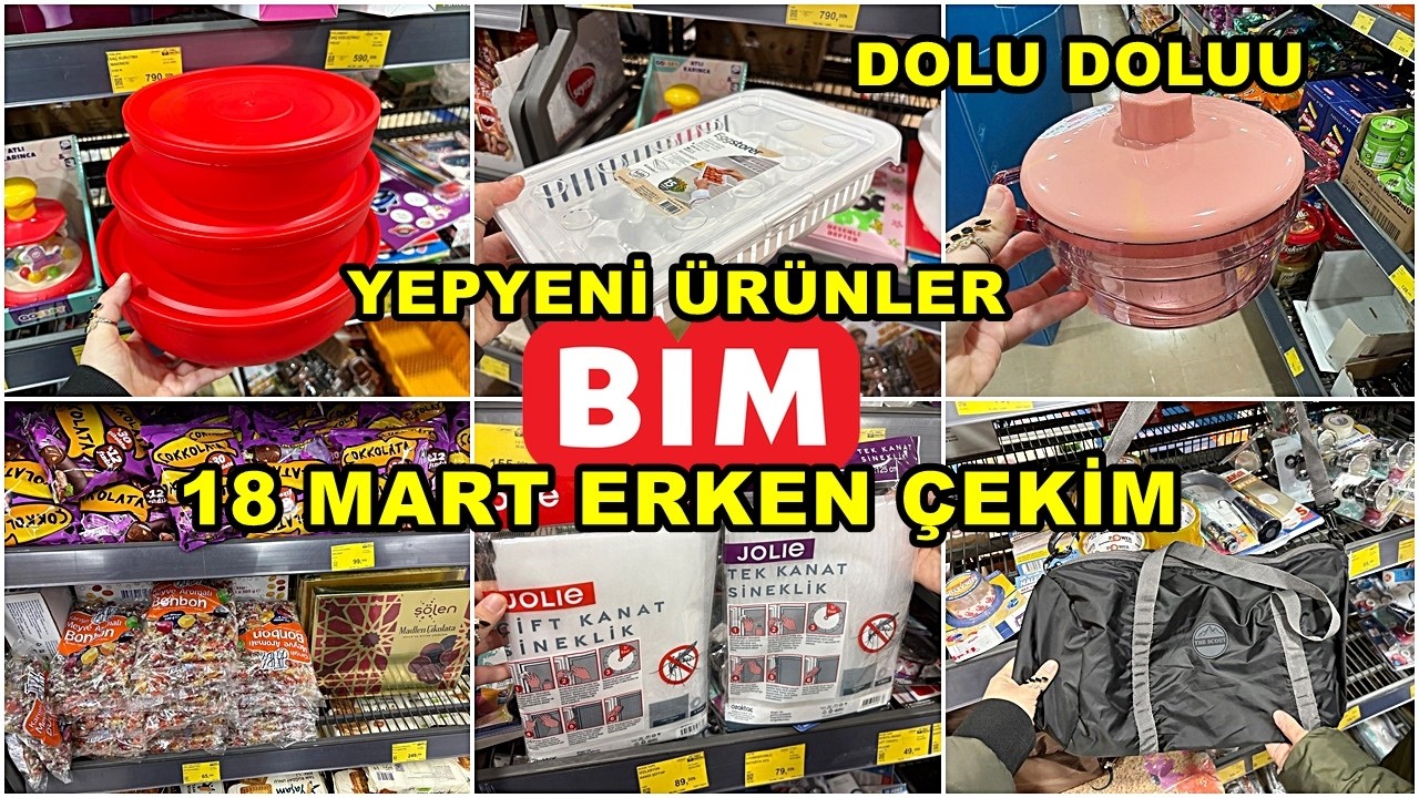 BİME KOŞUN GELDİ HEMEN ALDIK💃BİM 18 MART 2026 ÇARŞAMBA💃/ERKEN ÇEKİM❗️BAYRAM ŞEKERLERİ ÇİKOLATALARI