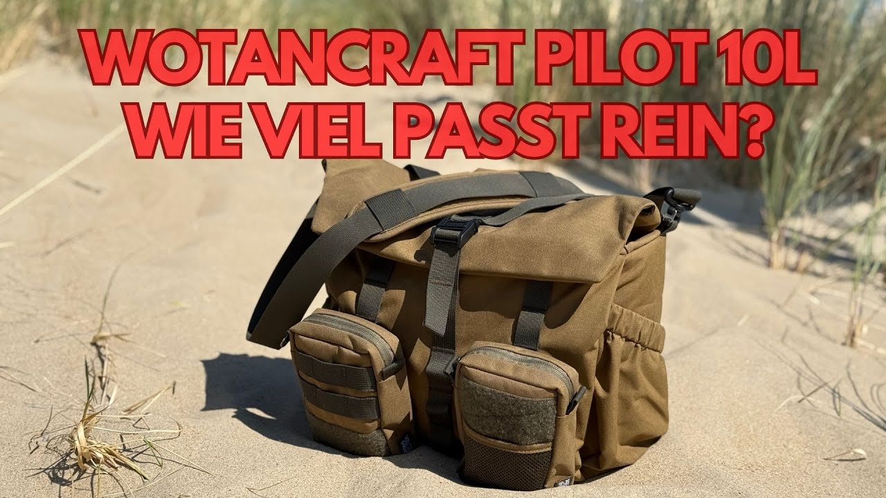 Wotancraft Pilot 10l | Wie viel geht in das Raumwunder | Fototasche