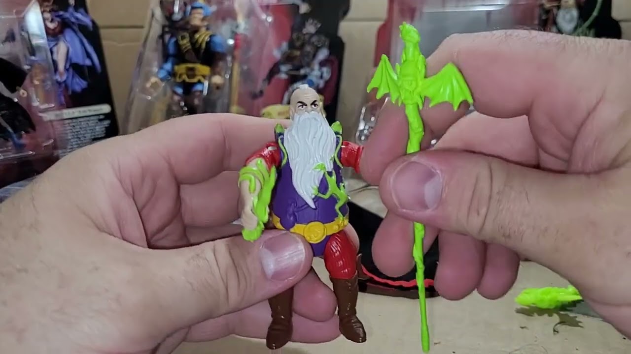 NECA Toy's Dungeons & Dragons The Lost Wave 4-Pack Review (Part 2-Kelek the Evil Sorcerer)