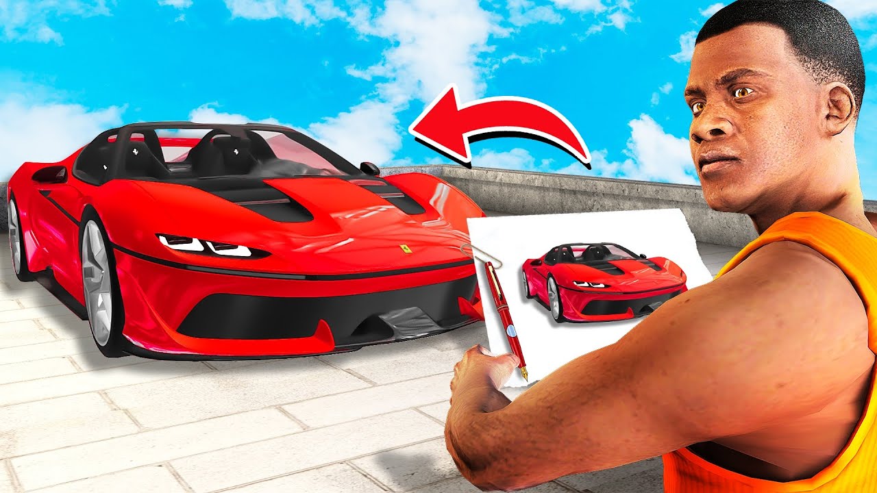 SE LA DISEGNI OTTIENI QUESTA AUTO SU GTA 5