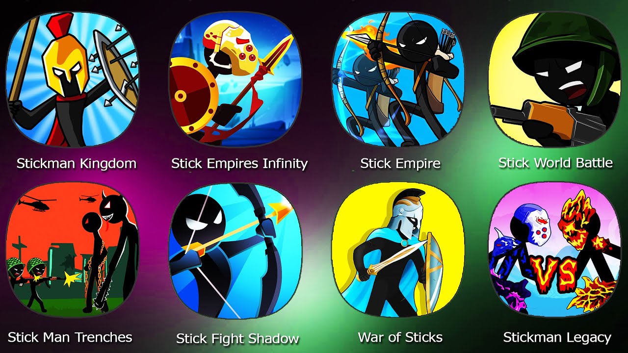 Stick Empires Infinity,Stickman Kingdom Clash,Stick Empire,Stick World Battle,Stick Man Trenches