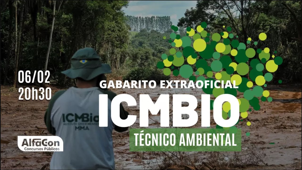 GABARITO EXTRAOFICIAL ICMBIO - T&eacute;cnico Ambiental