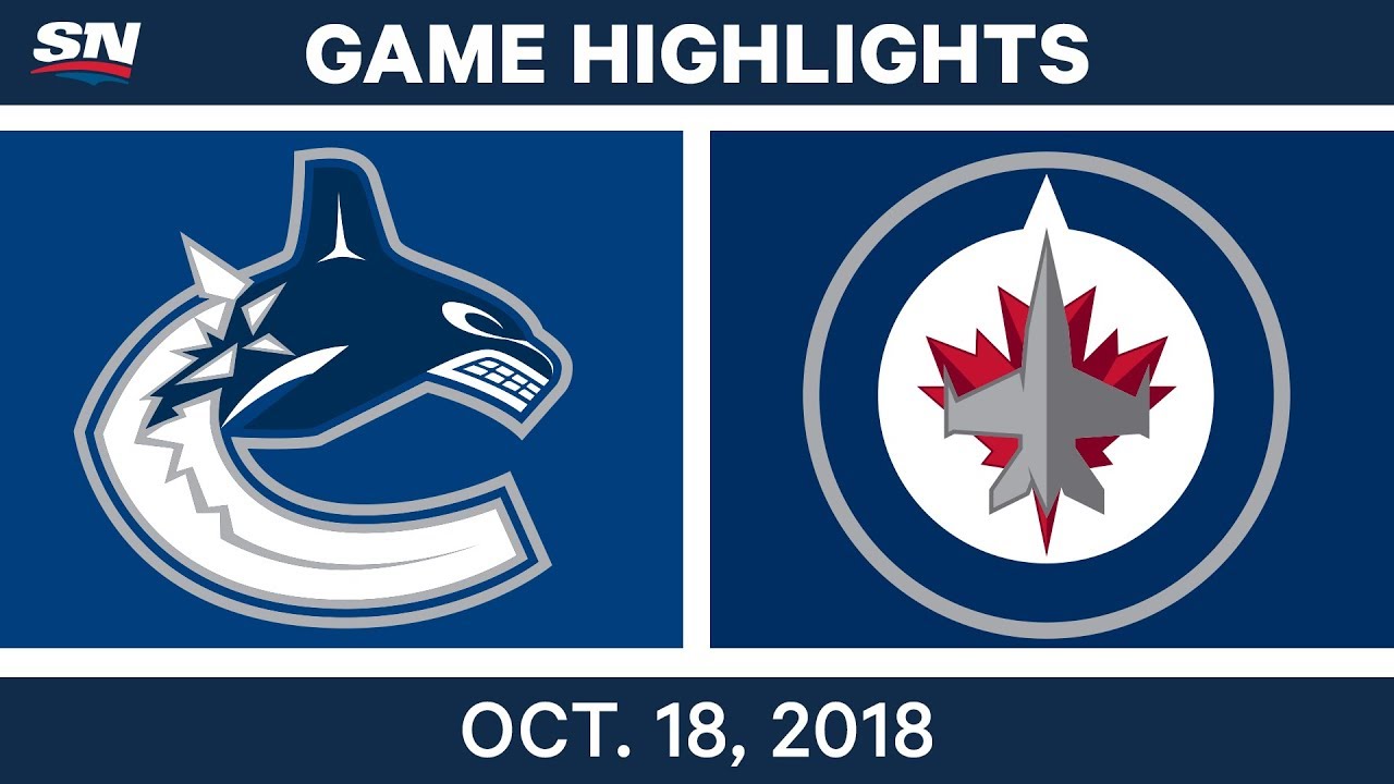 NHL Highlights | Canucks vs. Jets - Oct. 18, 2018