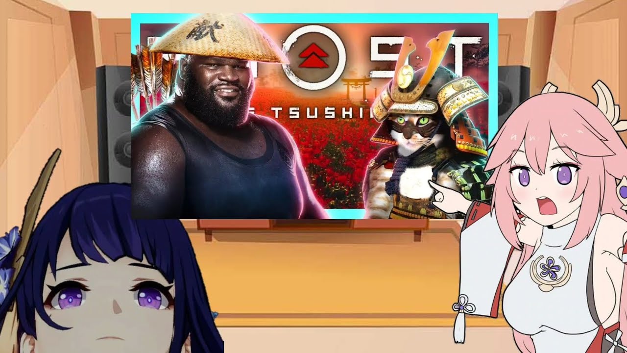 Los personajes de Inazuma reaccionan a Ghost of Tsushima *Créditos en la descripción*