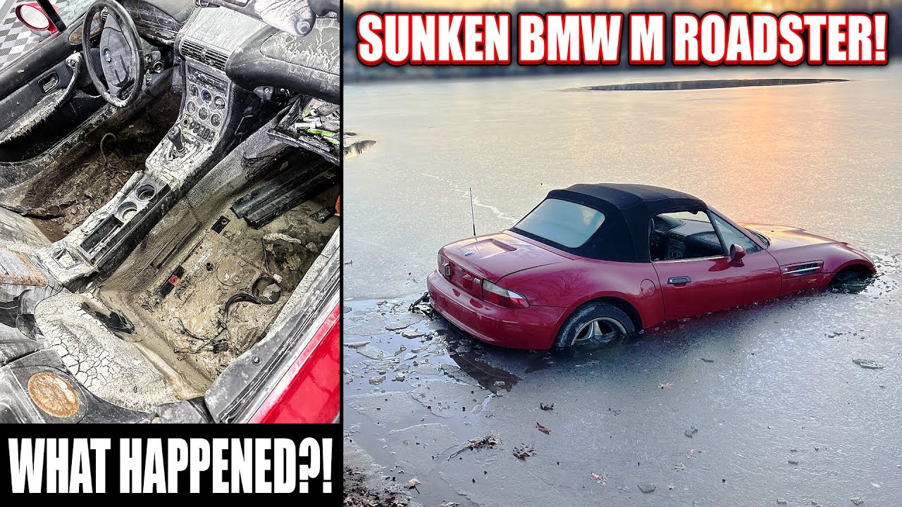 Можно ли спасти?! Глубокая очистка затонувшего родстера BMW M! | Реставрация деталей автомобиля