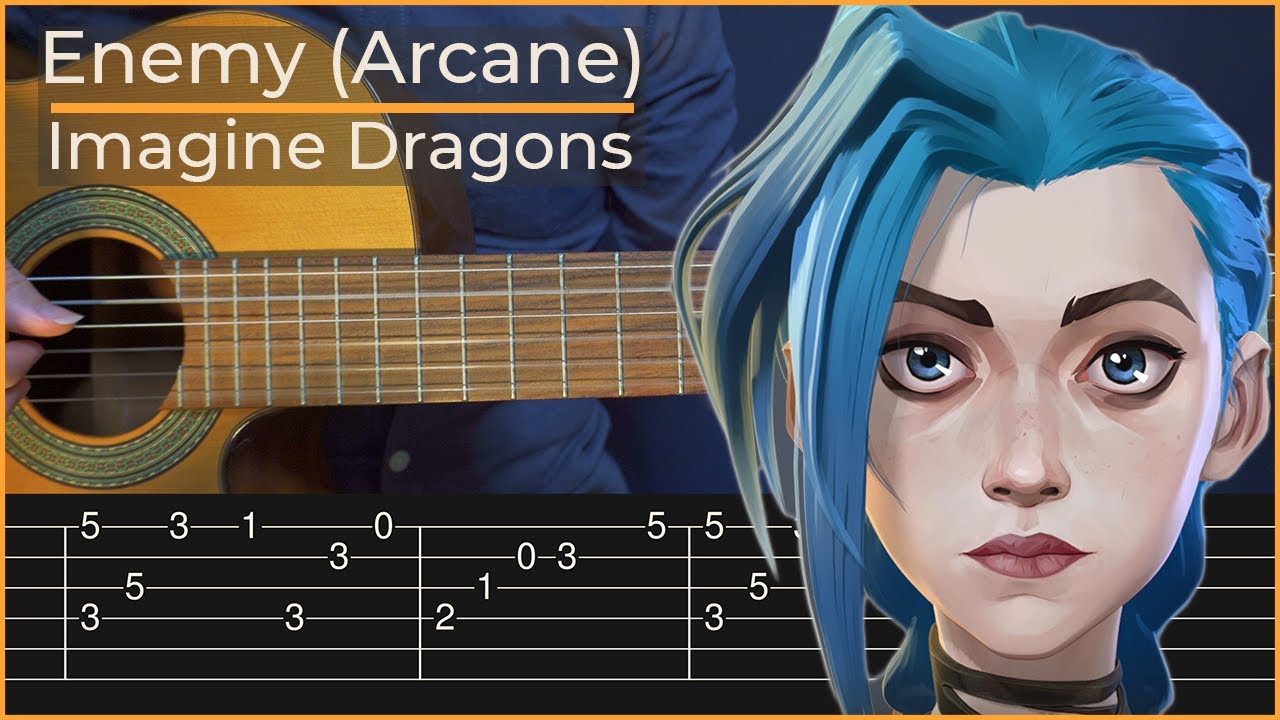 Enemy - Imagine Dragons (Simple Guitar Tab)