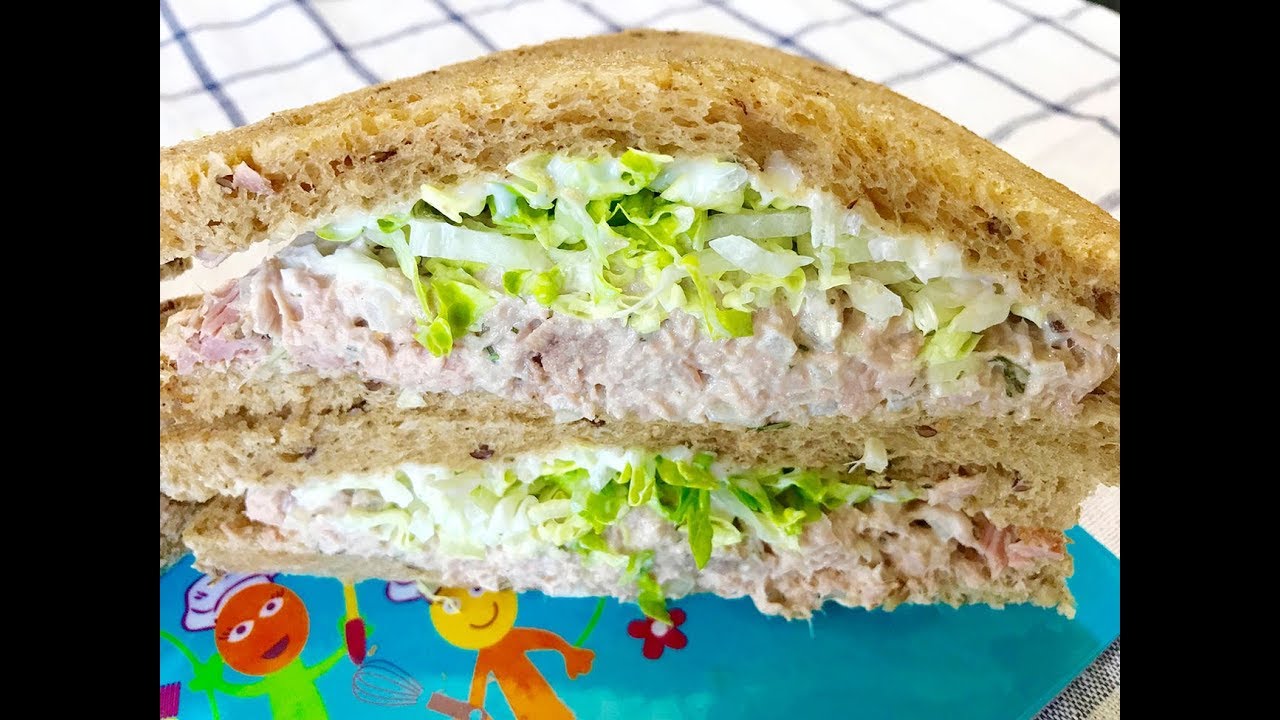 How to make Tuna Sandwich with Mayo, Quick and Easy Recipe