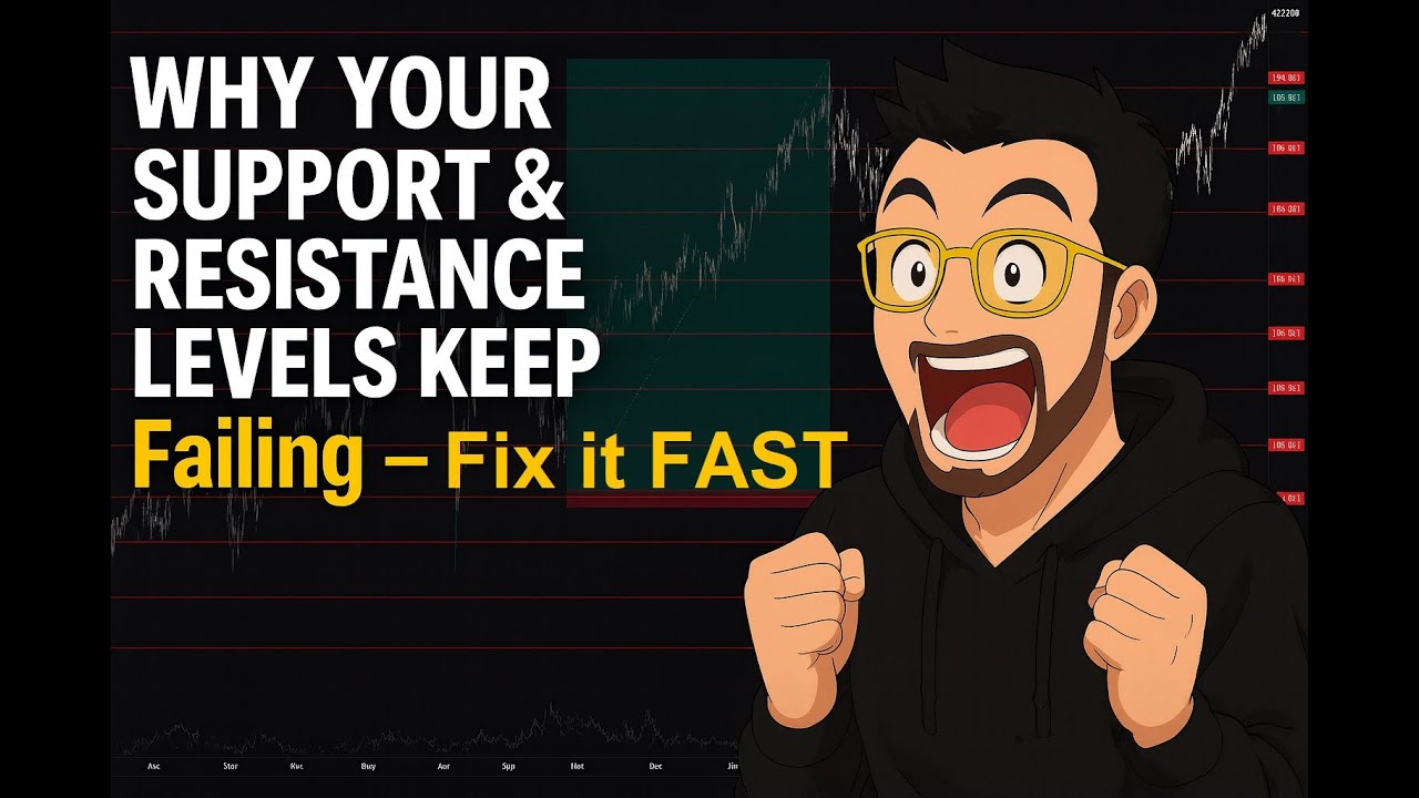 Why Your Support & Resistance Levels Keep Failing — And How to Fix It Fast