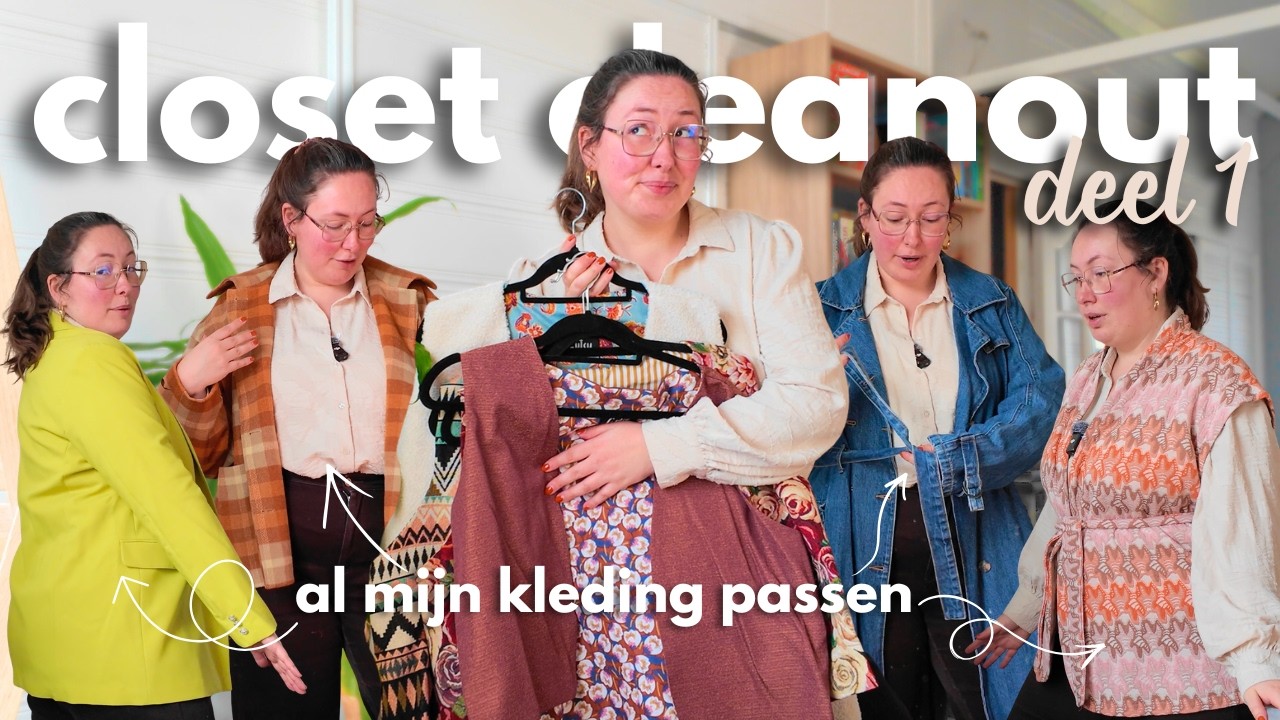 Kledingkast opruimen deel 1 💕🧥 al mijn jassen, blazers en gilets passen & uitzoeken