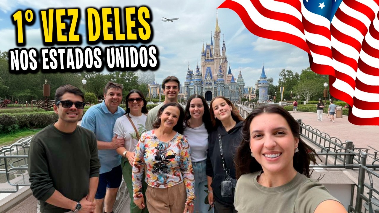 Família do Brasil chegou pela primeira vez nos Estados Unidos! Será que eles gostaram?