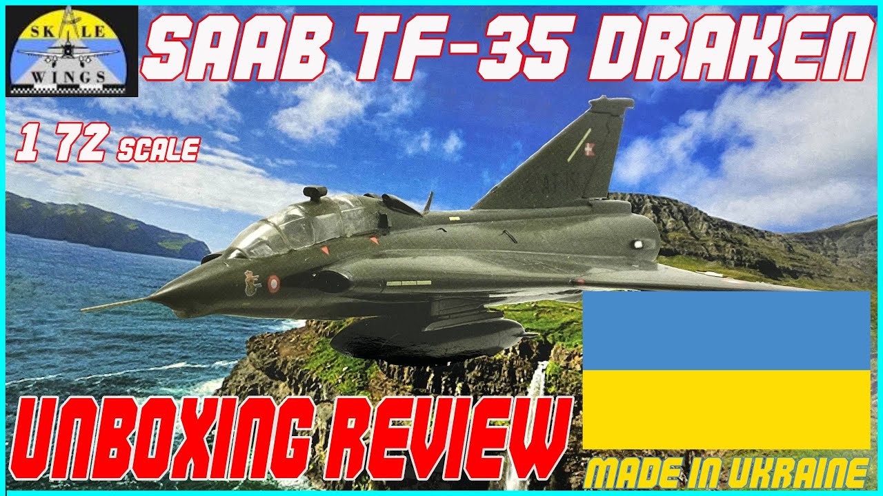 SCALE WINGS 1/72 SAAB TF-35 DRAKEN UNBOXING REVIEW