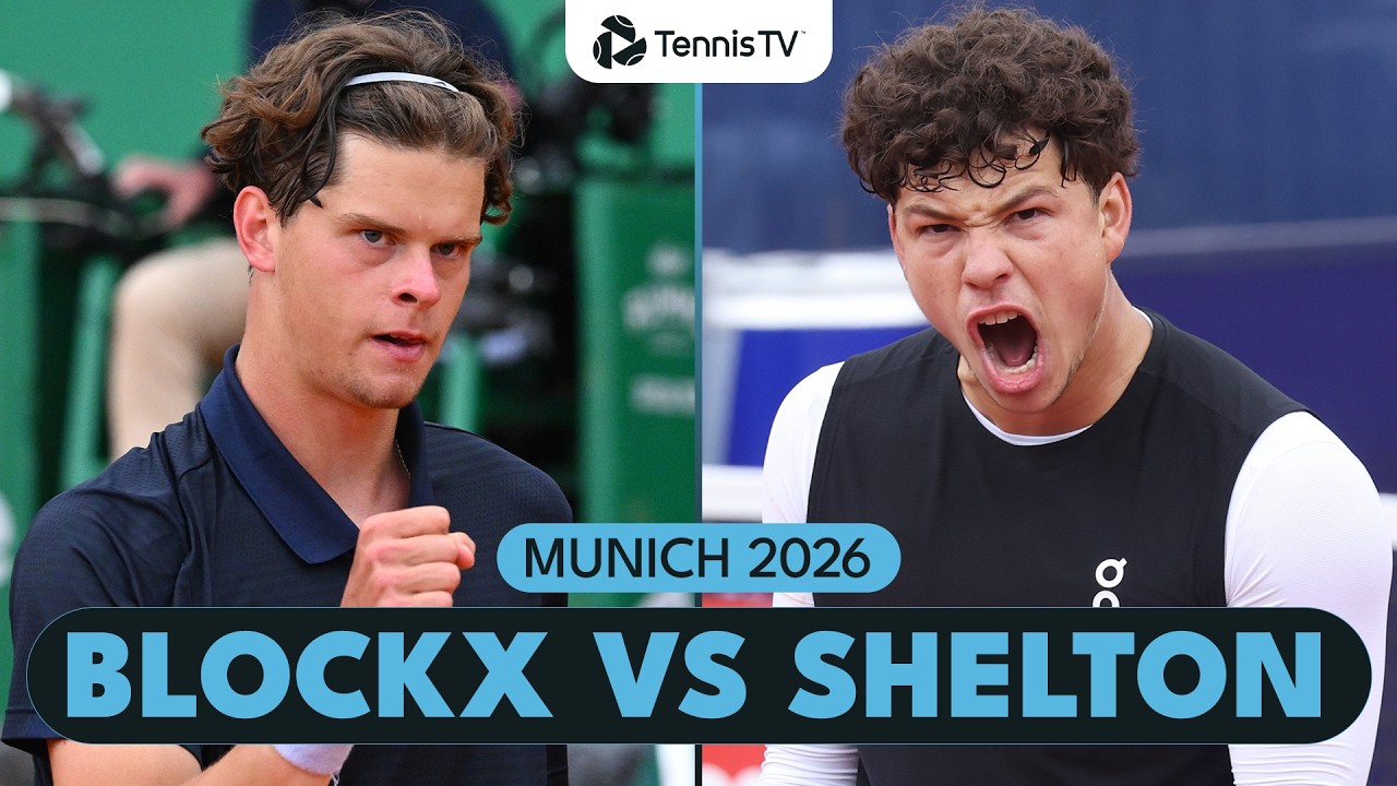 Alexander Blockx vs Ben Shelton High-Quality Match! | Munich 2026 Highlights