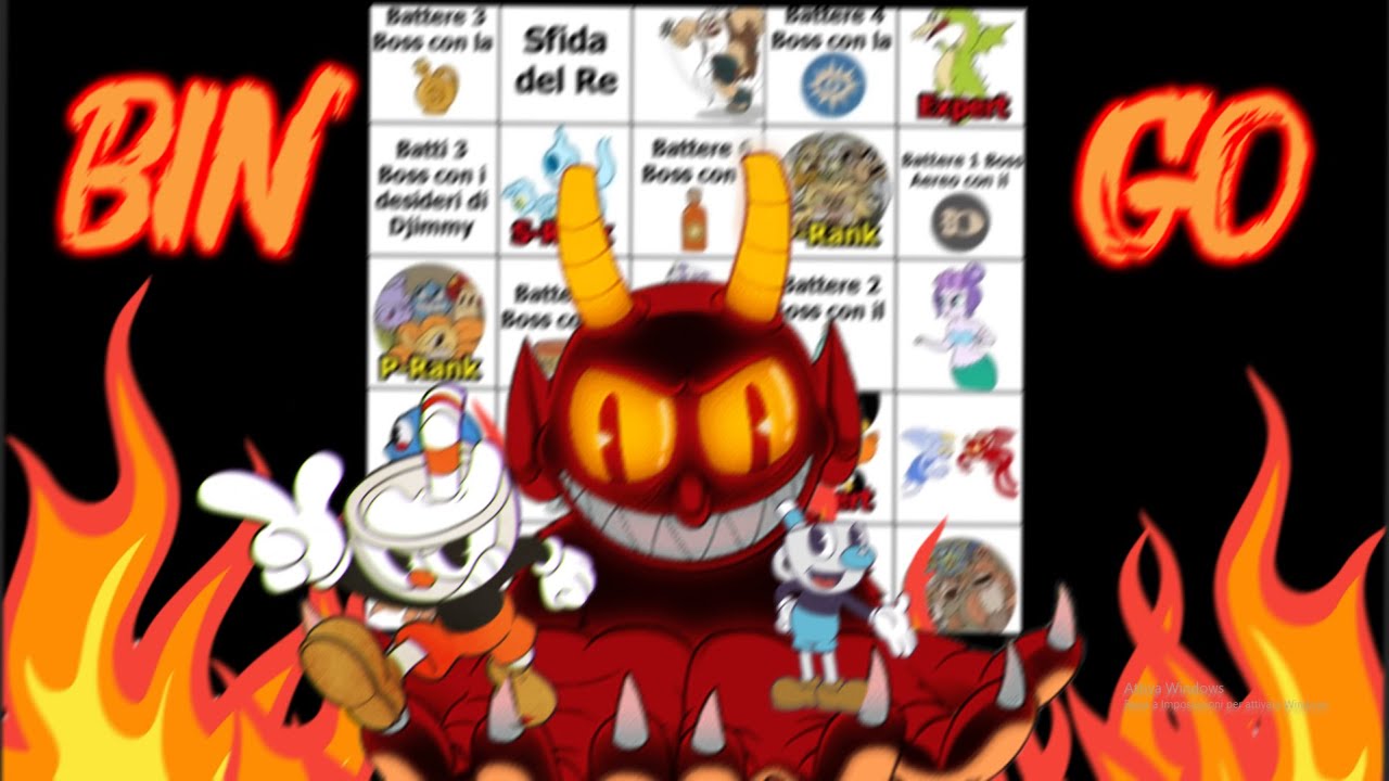 L'INSANITA' DI FARE UN BINGO DI CUPHEAD ALLE 3 DI NOTTE CON @Sonounpollo456