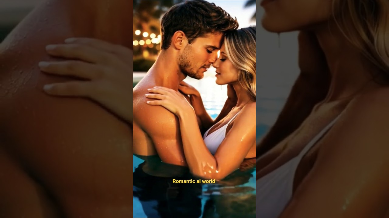 “Soft Kiss in the Pool💋"