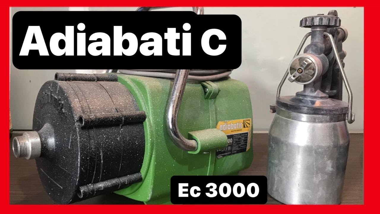 ✅Adiabatic EC3000 equipo PORTATIL de PINTURA [FACIL Y ECONÓMICO]🔰—LO QUE NO TE DICEN—